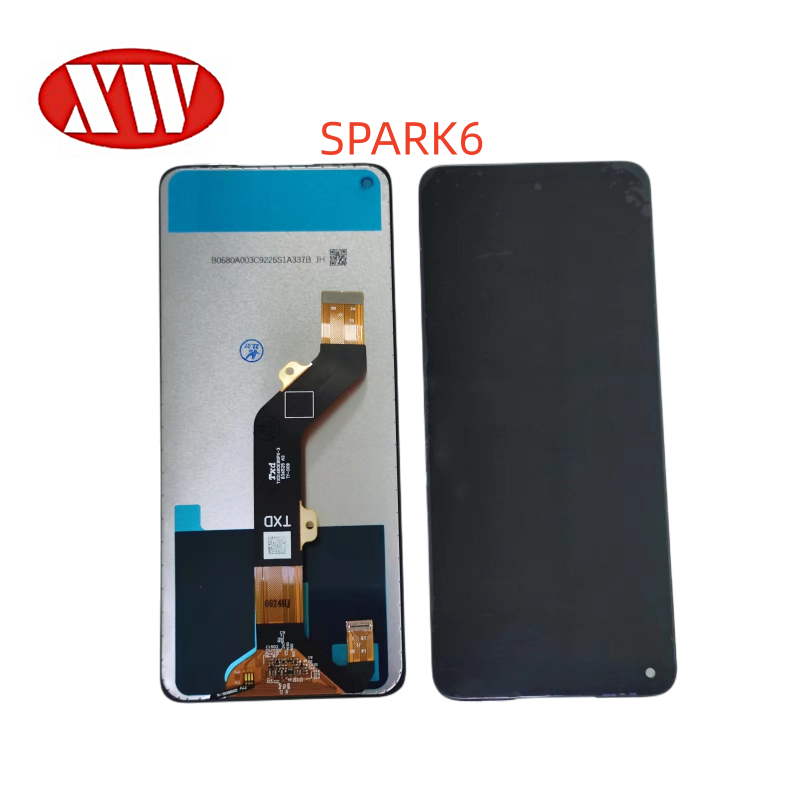 China Tecno Spark 6 Wholesale Mobile Screen Display Phone LCD Digitizer with Touch Manufacturer and Supplier Xinwang